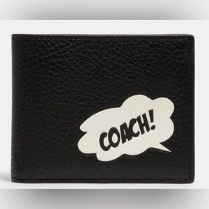 Coach | NWT Marvel 3 In 1
Wallet With Signature Canvas Detail And Coach Bubble